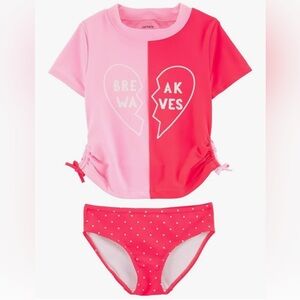 Carter's Girl's 2-piece Rashguard Set